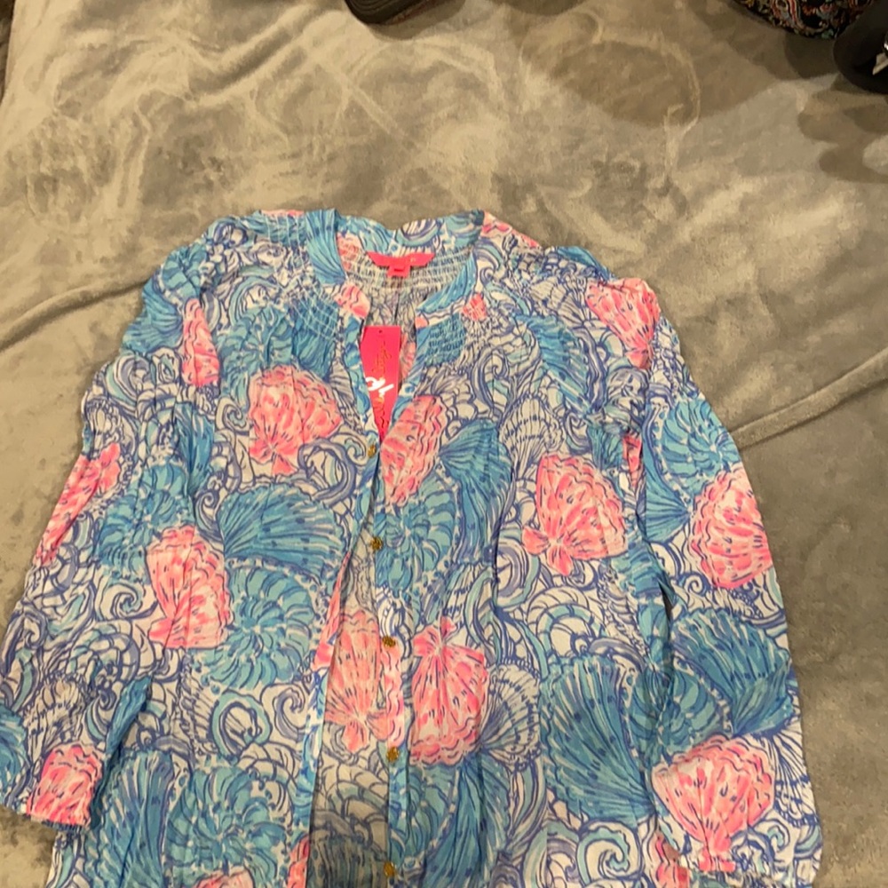 Lilly Pulitzer floral cardigan